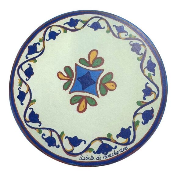 Set Of 10 Isabelle De Borchgrave 4" Decorative Coasters Floral Pattern Spanish - Picture 3 of 5